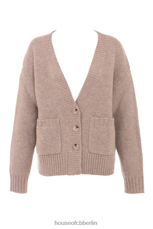 House of CB Alara Barley Grobstrick-Cardigan aus Naturwolle Kleidung ZFD80648