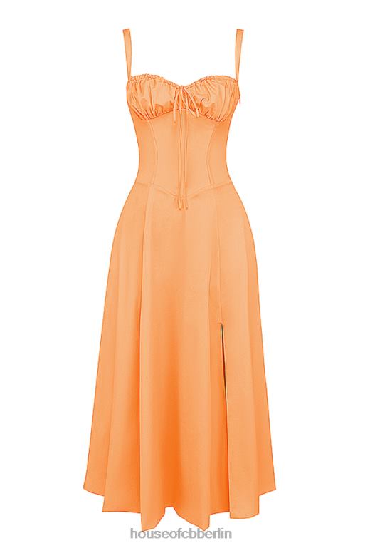 House of CB Carmen Tangerine Bustier Sommerkleid Kleidung ZFD80188