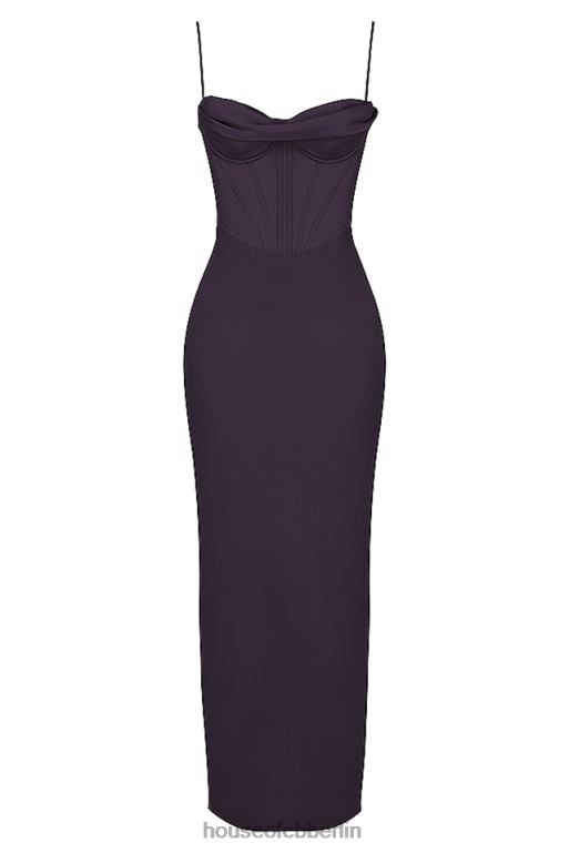 House of CB Charmaine Night Shade Korsett-Maxikleid Kleidung ZFD80380