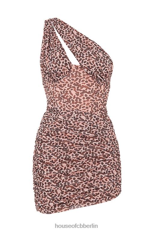 House of CB Clementine-Minikleid mit Animal-Print und Cut-Outs Kleidung ZFD80583