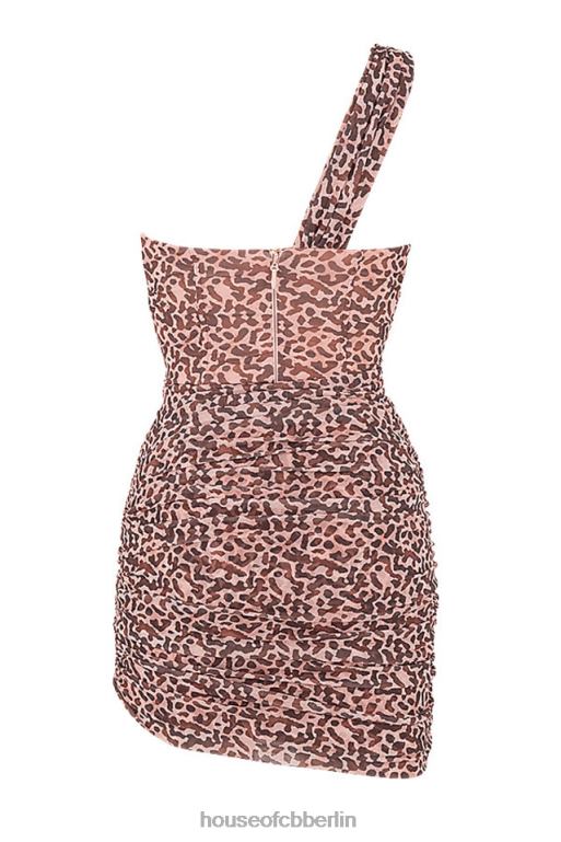 House of CB Clementine-Minikleid mit Animal-Print und Cut-Outs Kleidung ZFD80583