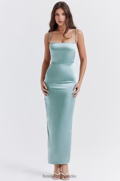 House of CB Costanza helles Jade-Maxikleid Kleidung ZFD80254