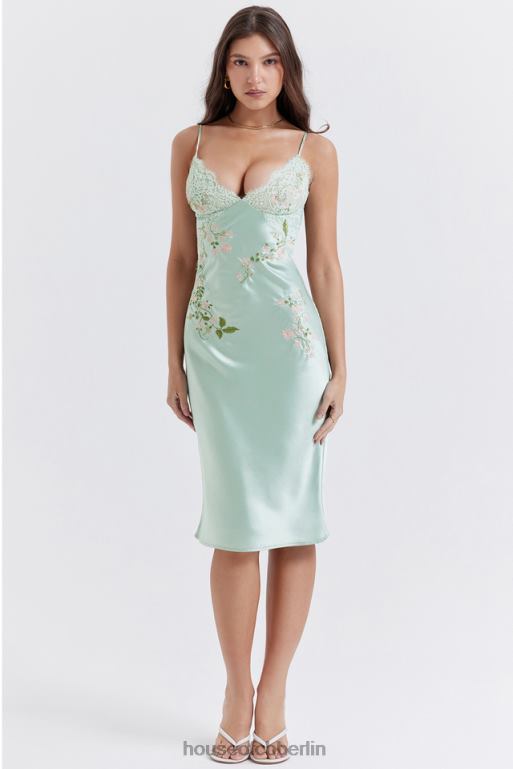 House of CB Fallon Light Jade besticktes Unterkleid Kleidung ZFD80240