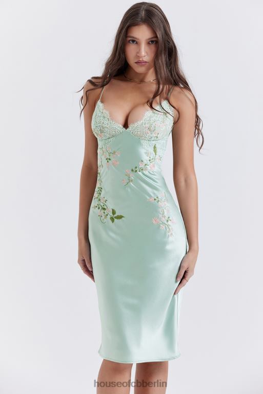 House of CB Fallon Light Jade besticktes Unterkleid Kleidung ZFD80240