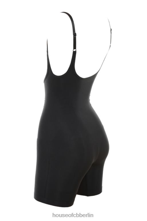 House of CB Figurformender Bodysuit in der Mitte des Oberschenkels Tinte Kleidung ZFD801275