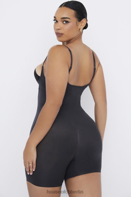 House of CB Figurformender Bodysuit in der Mitte des Oberschenkels Tinte Kleidung ZFD801275