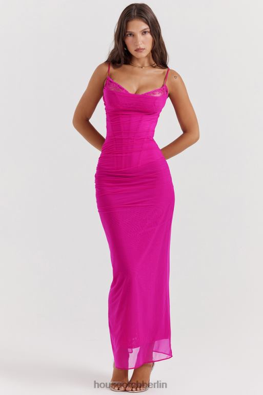 House of CB Fuchsia Maxikleid von Nalini Kleidung ZFD80197