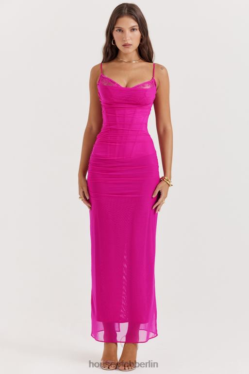 House of CB Fuchsia Maxikleid von Nalini Kleidung ZFD80197