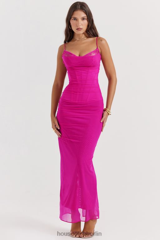 House of CB Fuchsia Maxikleid von Nalini Kleidung ZFD80197