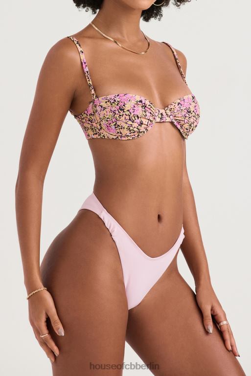 House of CB Geraffte Bikinihose „Delphi Blossom“ Kleidung ZFD801206