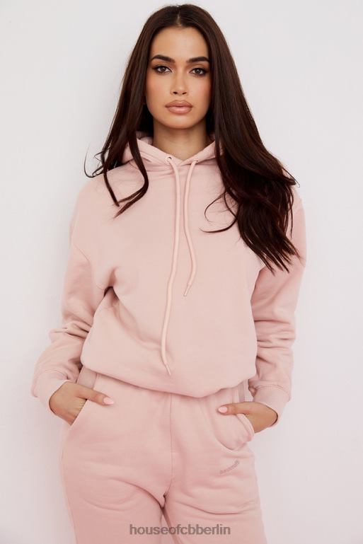 House of CB Halo Blush übergroßer Kapuzenpullover Kleidung ZFD80763