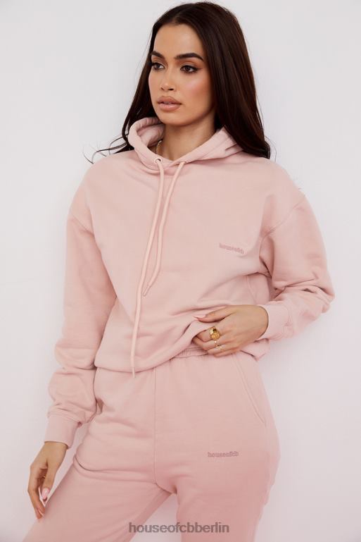 House of CB Halo Blush übergroßer Kapuzenpullover Kleidung ZFD80763