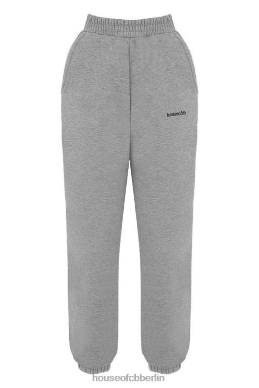 House of CB Himmelgraue Jogginghose mit Fleece-Rückseite Kleidung ZFD801008