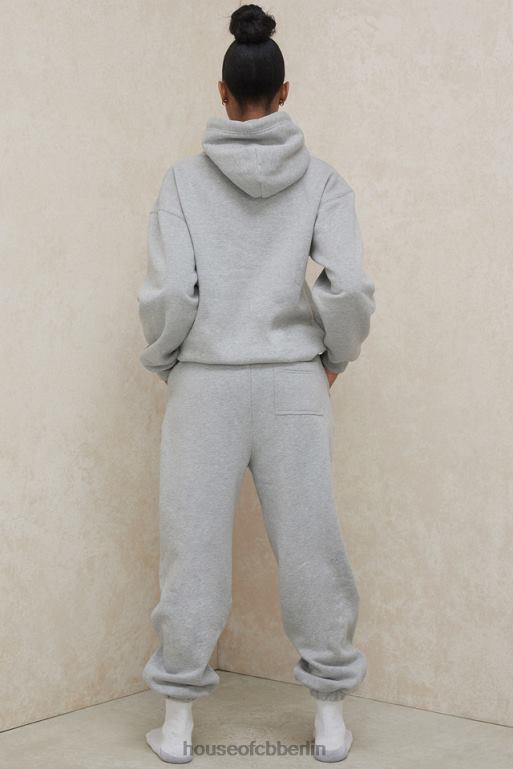 House of CB Himmelgraue Jogginghose mit Fleece-Rückseite Kleidung ZFD801008