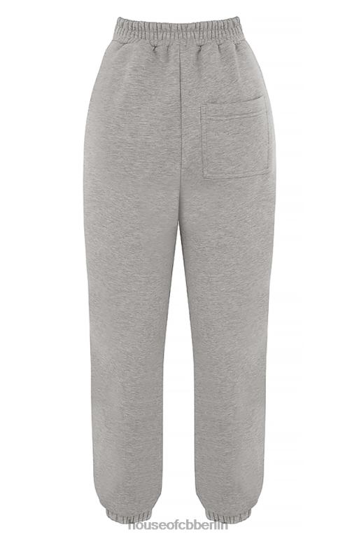 House of CB Himmelhellgraue Jogginghose mit Fleece-Rückseite Kleidung ZFD80944