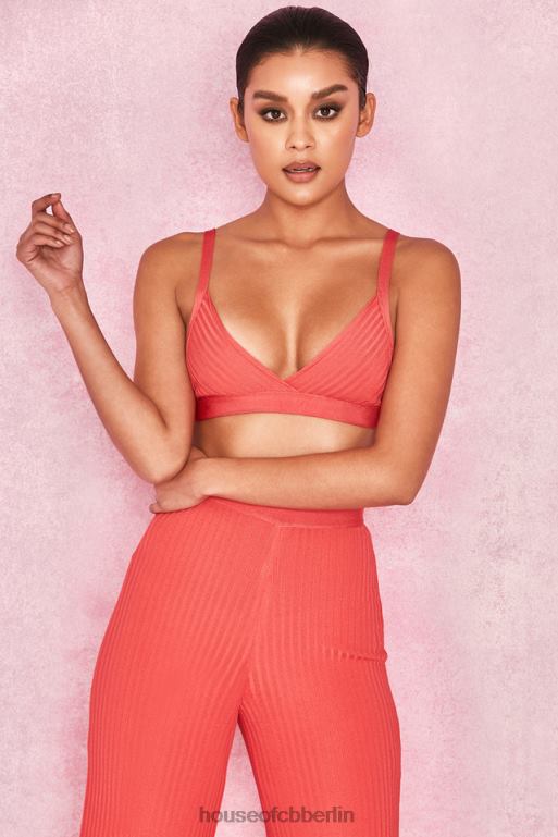 House of CB Jae Coral Bandage-Bralet-Oberteil Kleidung ZFD80819