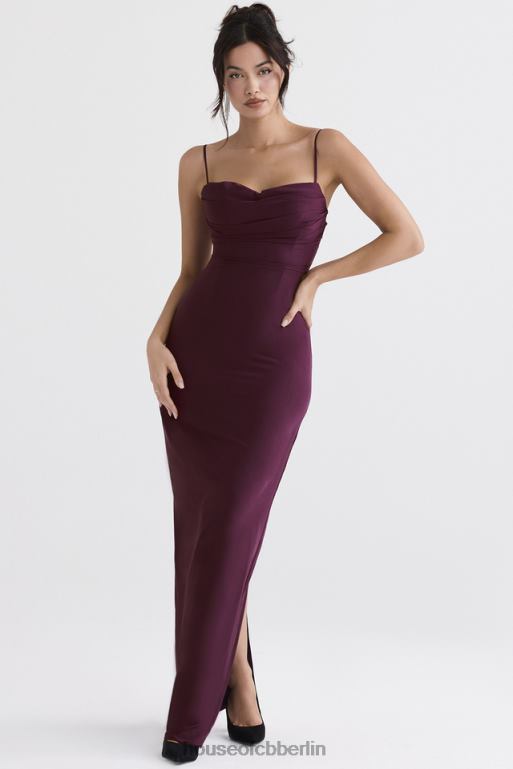 House of CB Lani Merlot Korsett-Maxikleid Kleidung ZFD80324