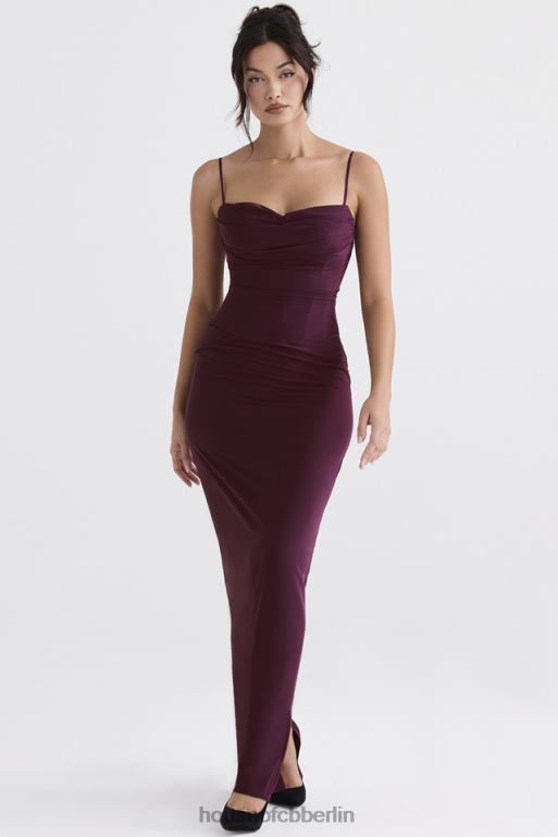 House of CB Lani Merlot Korsett-Maxikleid Kleidung ZFD80324