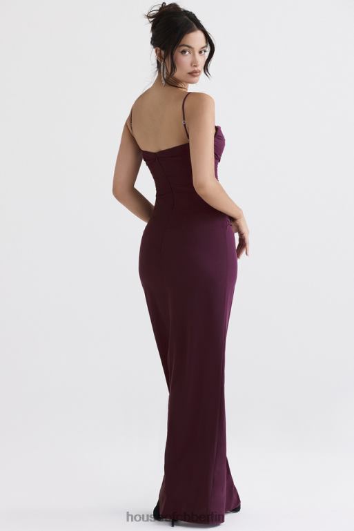 House of CB Lani Merlot Korsett-Maxikleid Kleidung ZFD80324