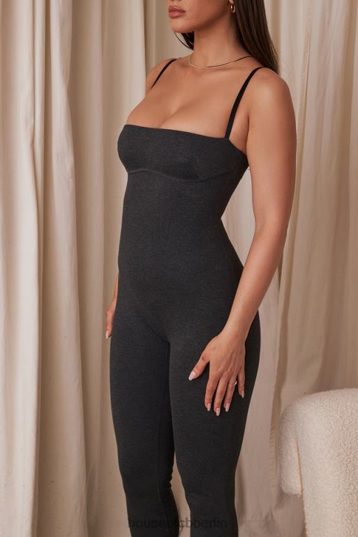 House of CB Luisa Loungewear-Jumpsuit in Anthrazit Kleidung ZFD80885