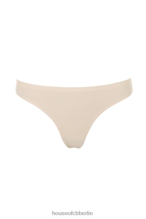 House of CB Mikromodaler nahtloser Tanga in Beige Kleidung ZFD801296