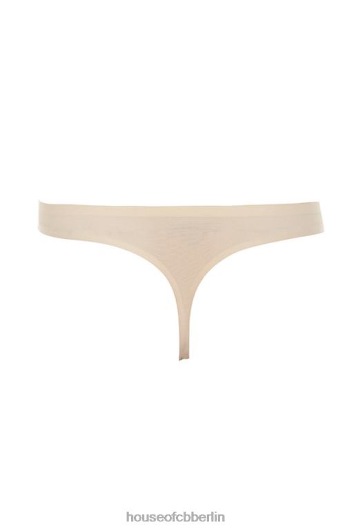 House of CB Mikromodaler nahtloser Tanga in Beige Kleidung ZFD801296