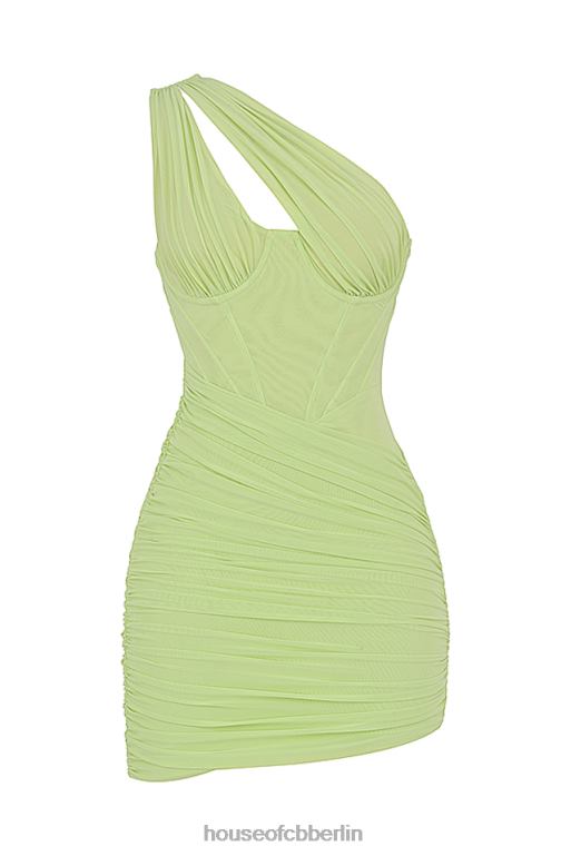 House of CB Minikleid mit Clementine-Limette-Ausschnitt Kleidung ZFD80547