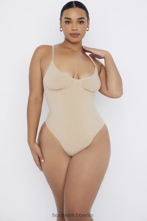 House of CB Modellierender Ganzkörper-Slip-Body mandelförmig Kleidung ZFD801274