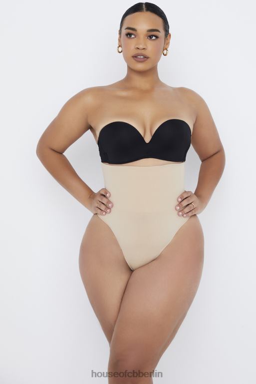 House of CB Modellierender mandelförmiger Tanga mit hoher Taille Kleidung ZFD801270