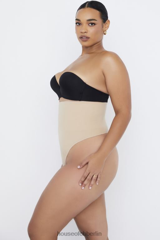 House of CB Modellierender mandelförmiger Tanga mit hoher Taille Kleidung ZFD801270