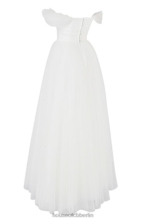 House of CB Märchenhaftes Brautkleid aus weißem Tüll Hochzeiten ZFD801138