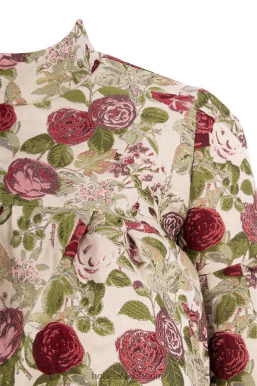 House of CB Naeve Vintage-Top mit Blumenmuster und Rüschen Kleidung ZFD80809