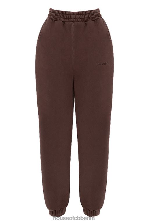 House of CB Sky Chocolate Fleece-Rücken-Jogginghose Kleidung ZFD80975