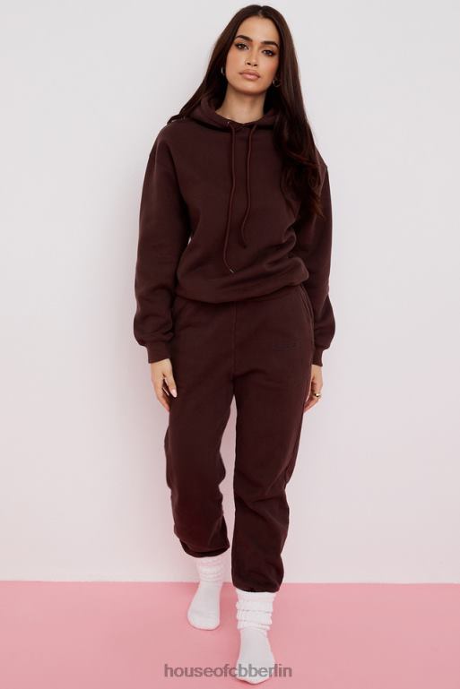 House of CB Sky Chocolate Fleece-Rücken-Jogginghose Kleidung ZFD80975