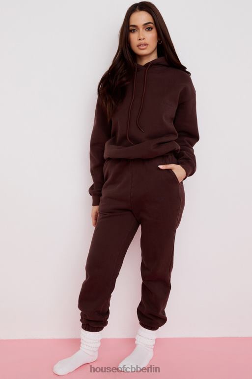 House of CB Sky Chocolate Fleece-Rücken-Jogginghose Kleidung ZFD80975