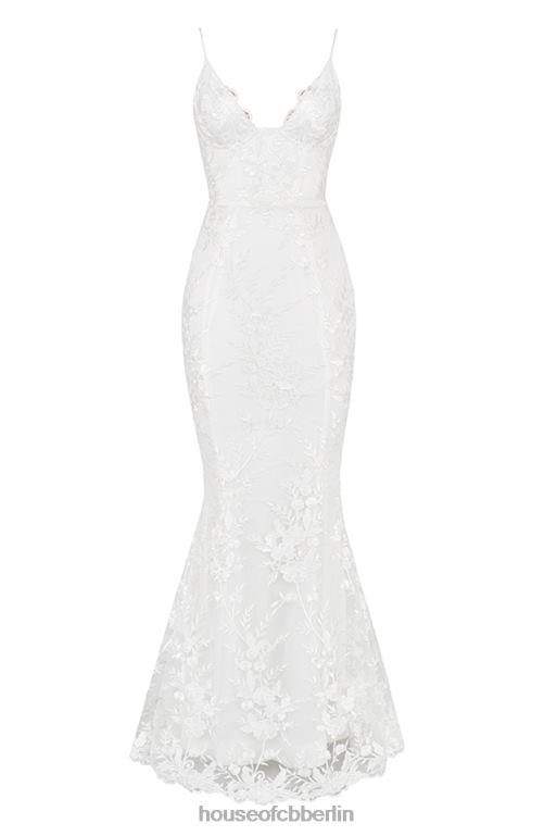 House of CB Solene Brautkleid aus weißer Spitze Hochzeiten ZFD801142