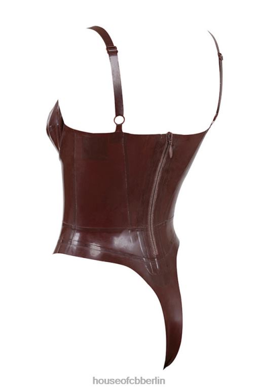 House of CB Tia Rosinen-Bustier-Body aus Latex Kleidung ZFD80797