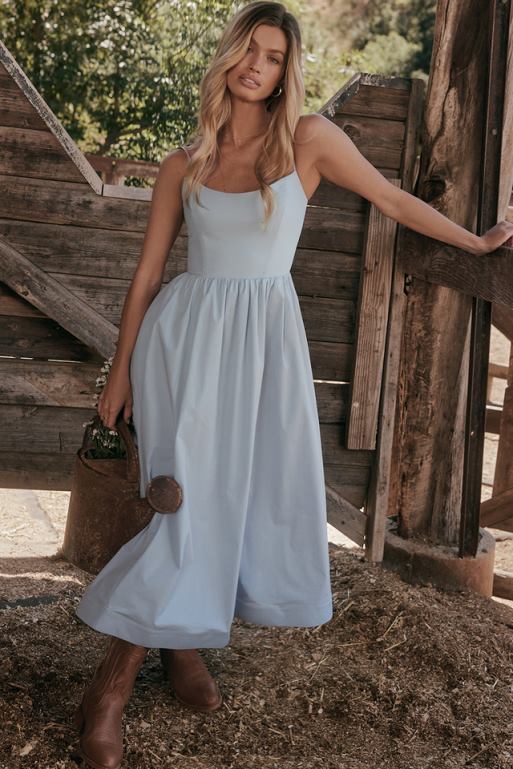 House of CB lolita weiches blaues Korsett-Sommerkleid Kleidung ZFD80212