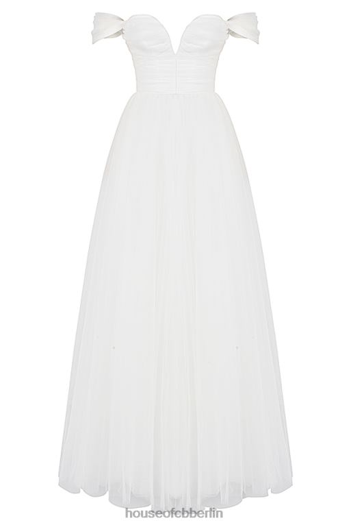 House of CB Märchenhaftes Brautkleid aus weißem Tüll Hochzeiten ZFD801138