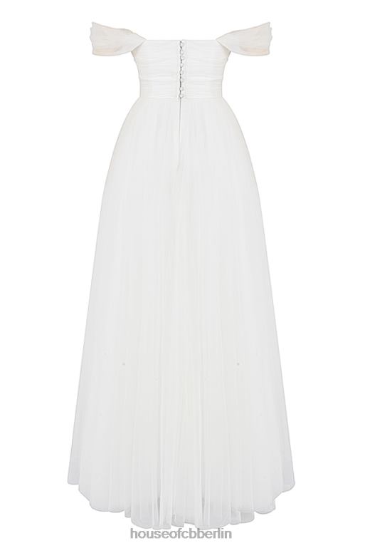 House of CB Märchenhaftes Brautkleid aus weißem Tüll Hochzeiten ZFD801138