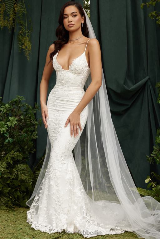 House of CB Solene Brautkleid aus weißer Spitze Hochzeiten ZFD801142