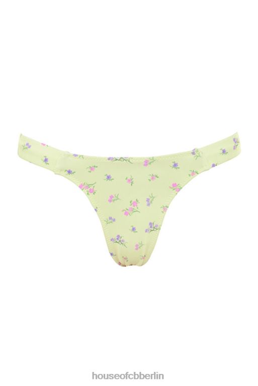 House of CB Mariposa Bikini mit Zitronen-Blumenmuster Kleidung ZFD801247