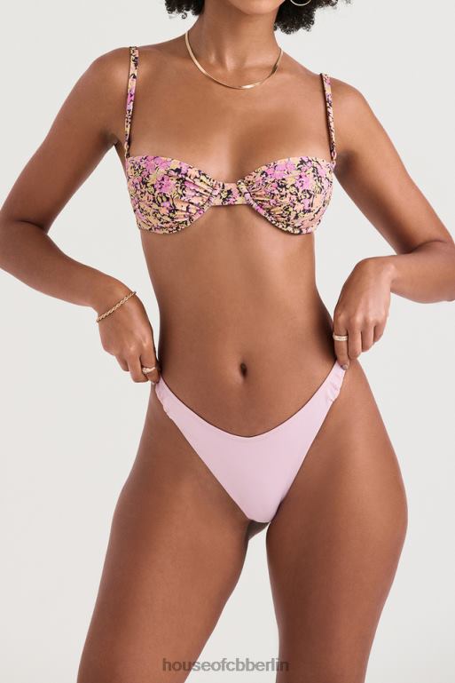 House of CB Geraffte Bikinihose „Delphi Blossom“. Kleidung ZFD801206