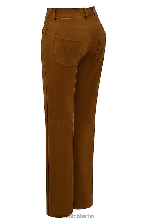 House of CB Apollo Tan vegane Wildlederhose Kleidung ZFD80849