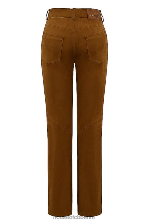 House of CB Apollo Tan vegane Wildlederhose Kleidung ZFD80849