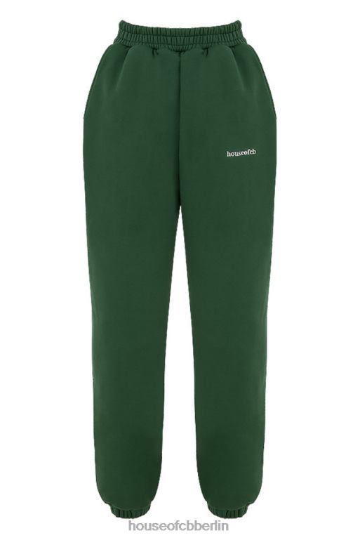 House of CB Himmelgrüne Jogginghose mit Fleece-Rückseite Kleidung ZFD801009