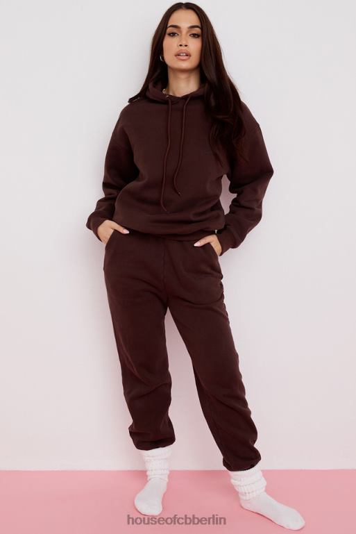 House of CB Sky Chocolate Fleece-Rücken-Jogginghose Kleidung ZFD80975