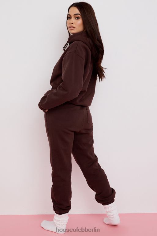 House of CB Sky Chocolate Fleece-Rücken-Jogginghose Kleidung ZFD80975