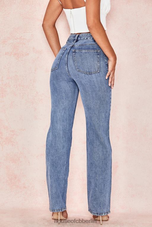 House of CB Yara Vintage-Jeans mit hoher Taille Kleidung ZFD80646