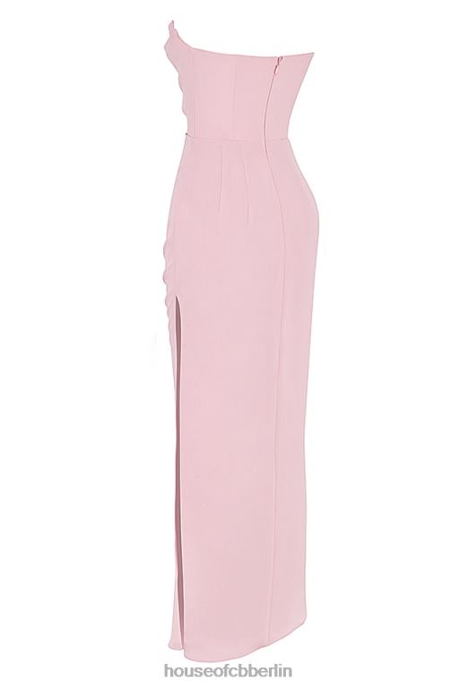 House of CB Adrienne Pink Quartz trägerloses Kleid Kleidung ZFD80404